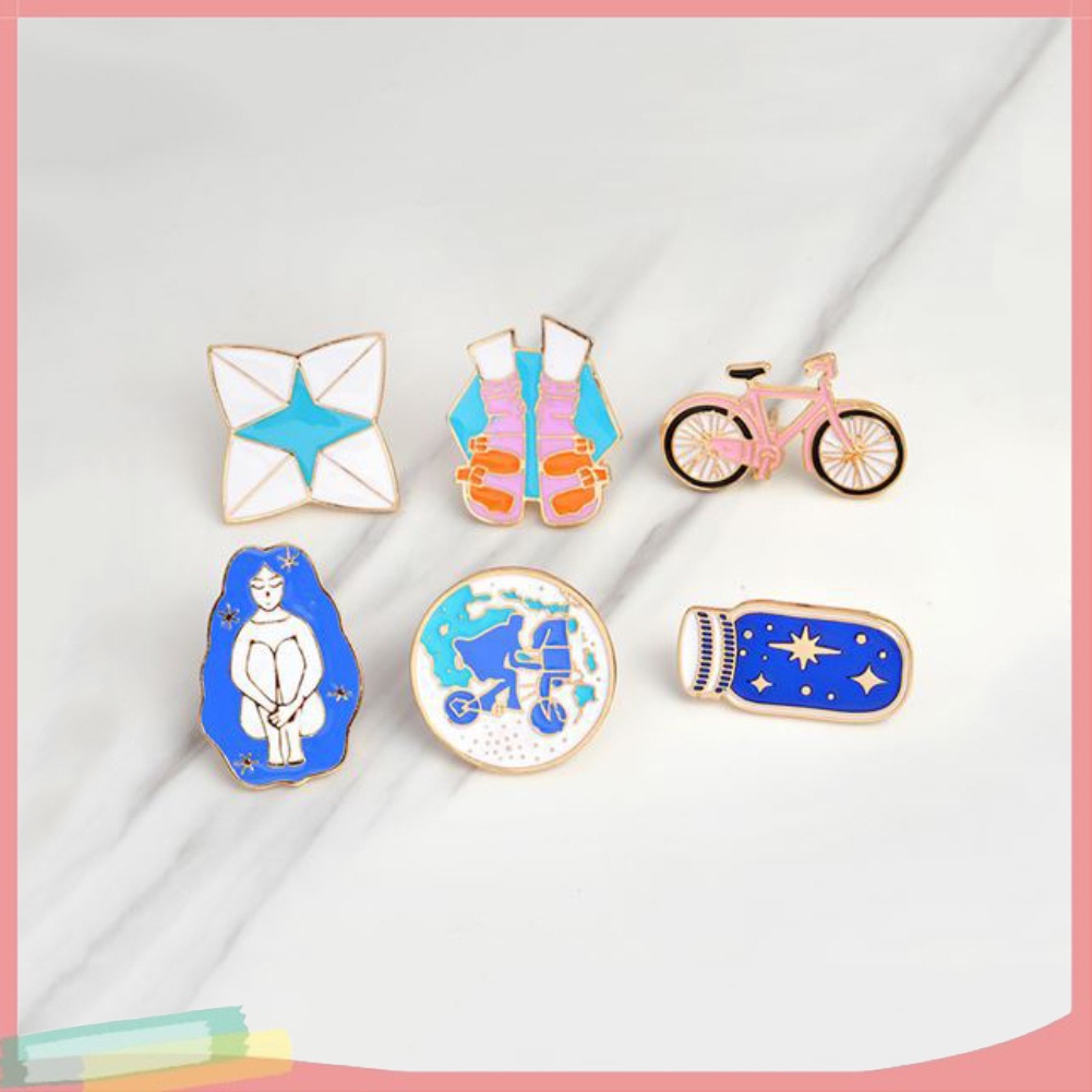 Ghim Cài Áo Hình Bình Nước Nhiều Màu Sắc Xinh Xắn Cho Nữ