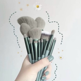 SET CỌ TRANG ĐIỂM FIX 13 MÓN MÀU XANH