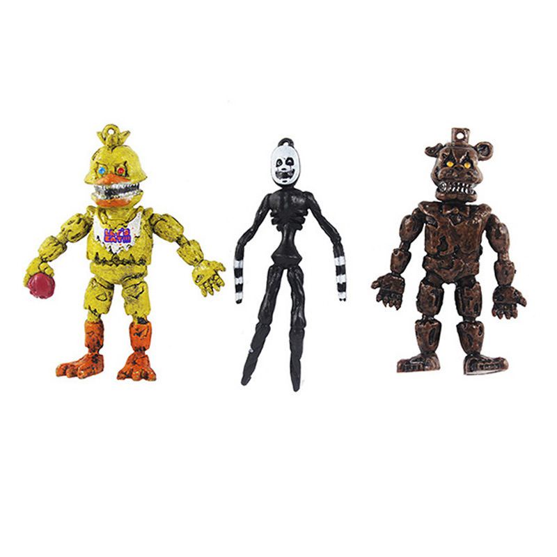 Set 6 mô hình đồ chơi nhân vật game Five Nights At Freddy's FNAF mini làm đồ chơi bộ sưu tập