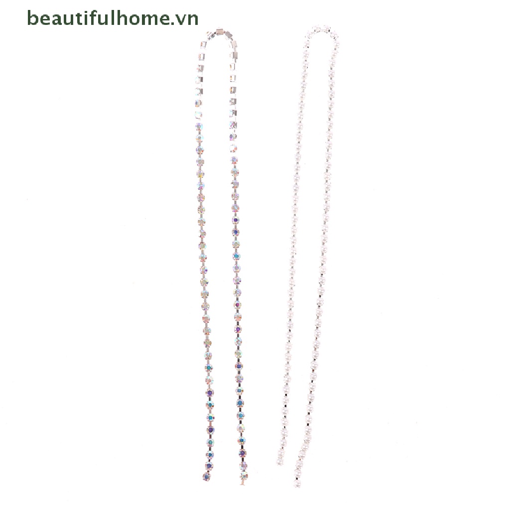 Dây Xích Kim Loại Vàng / Bạc 23cm Trang Trí Móng Tay Nghệ Thuật Thời Trang