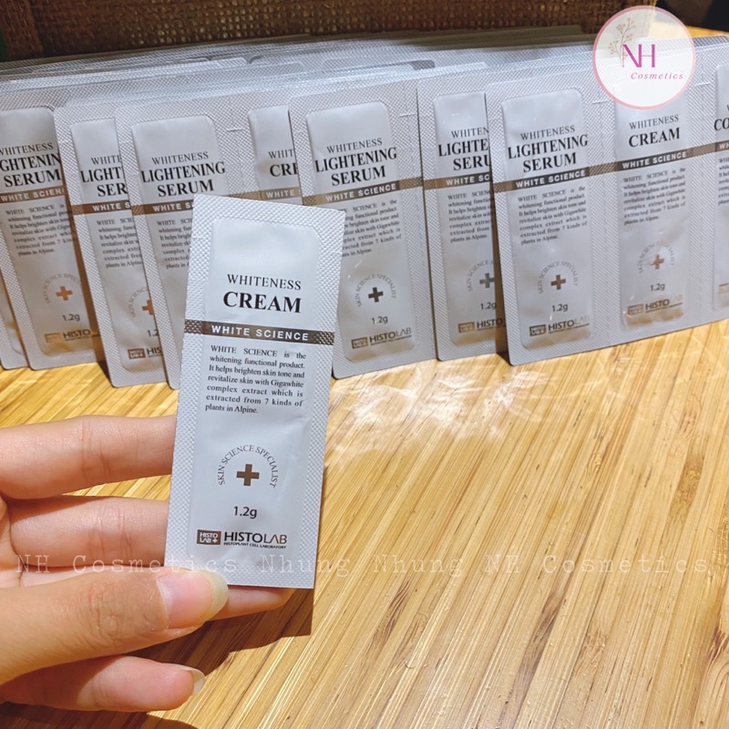 KEM LÀM TRẮNG SÁNG DA - WHITENESS CREAM HISTOLAB 1g