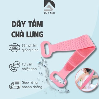 Dây chà lưng khi tắm 2 mặt gai bằng silicone