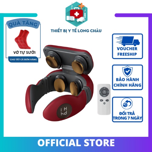 Máy Massage Cổ - Xóa Tan Ngay Các Cơn Đau Mỏi Cổ Vai Gáy, Thư Giãn, Hỗ Trợ Lưu Thông Tuần Hoàn Khí Huyết, An Toàn Cho Da