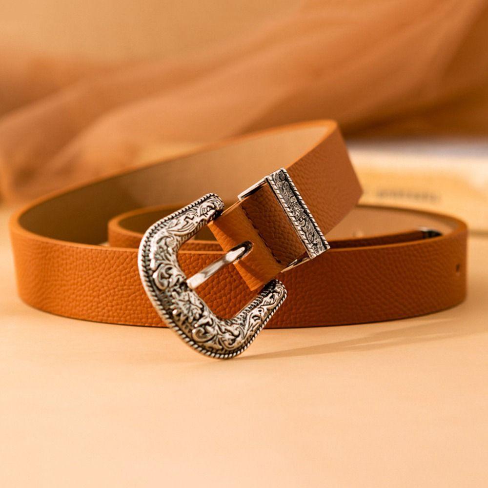 Thắt Lưng Mỏng Họa Tiết Hoa Vintage WMES15H Cho Nữ