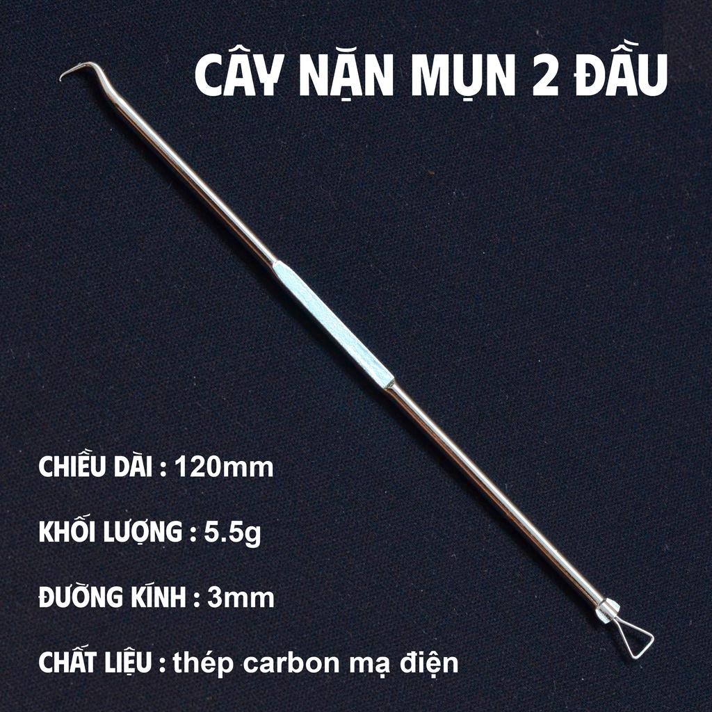 Set 4 dụng cụ nặn mụn đầu đen chất lượng cao tiện dụng làm đẹp - Full box