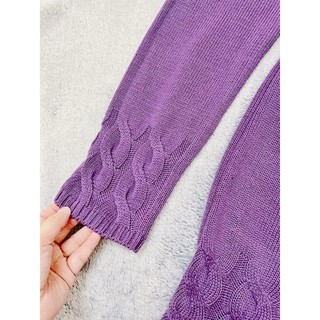 Đầm Len Cổ Lọ, Dáng Xoè, FREESIZE, 2hand