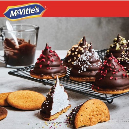 Bánh Quy Lúa Mì Nguyên Cám Vị Sô Cô La Sữa Mcvitie'S Digestive Hộp 200G - Bánh Kẹo Nhập Khẩu Chính Hãng