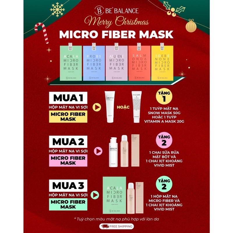 Combo NOEL mask fiber Bebalance