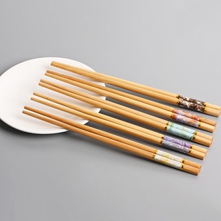 Vỉ 10 đôi đũa tre kháng khuẩn cao cấp nhiều mẫu mã