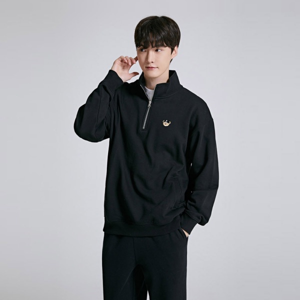 ÁO THUN SPAO SWEATSHIRT CÓ KHÓA KÉO