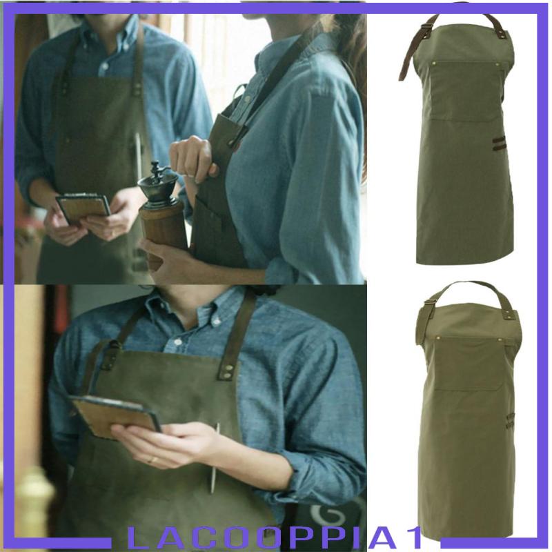 Tạp Dề Bằng Vải Canvas Chuyên Nghiệp Có Thể Điều Chỉnh Dây Đeo