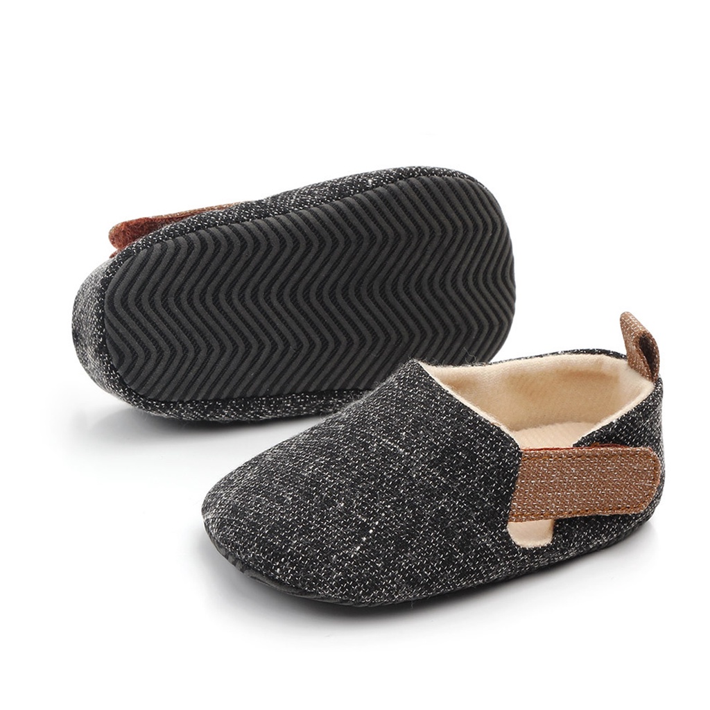 Babyfair. Giày Cotton Đế Mềm Chống Trượt Thoáng Khí Dành Cho Bé Tập Đi