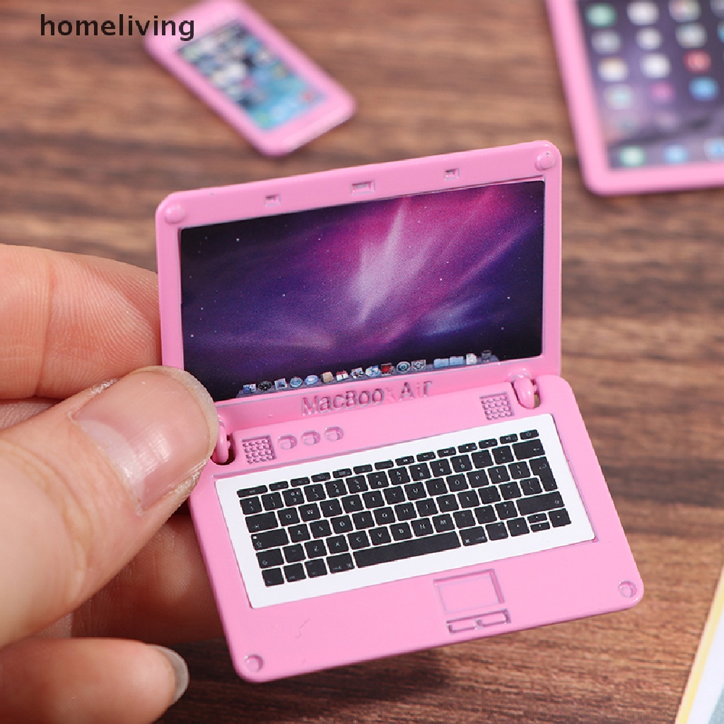 Set 3 Mô Hình Máy Tính Bảng / Điện Thoại Di Động Tỉ Lệ 1 / 6 Trang Trí Nhà Búp Bê