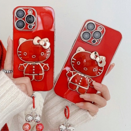 Ốp Điện Thoại Hình Mèo Hello Kitty Cho IPhone 11 12 13 14 / Pro / Plus / Promax / XSMax / XR / X XS / 6 6S 7 8Plus 2023