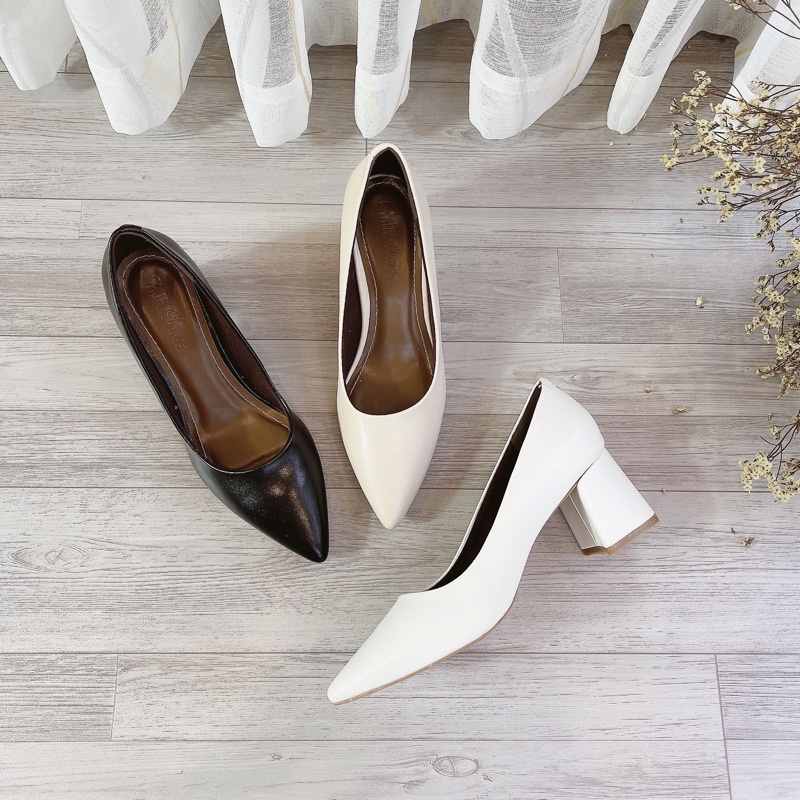 Giày gót vuông 5p - 1097