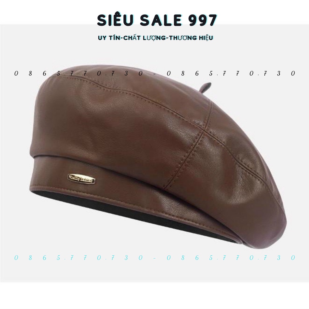 MŨ NỒI DA QC CHẤT DÀY XỊN DÀNH CHO NỮ MANG XINH, NGẦU DỄ PHỐI ĐỒ