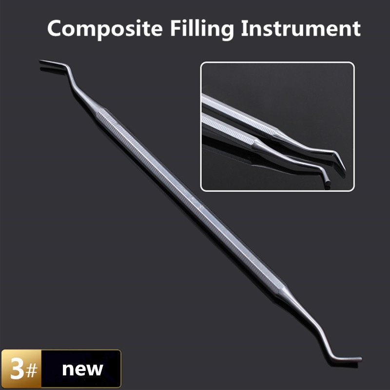 1 Dụng Cụ Làm Sạch Sáp Nha Khoa Hai Đầu Bằng Thép Không Gỉ