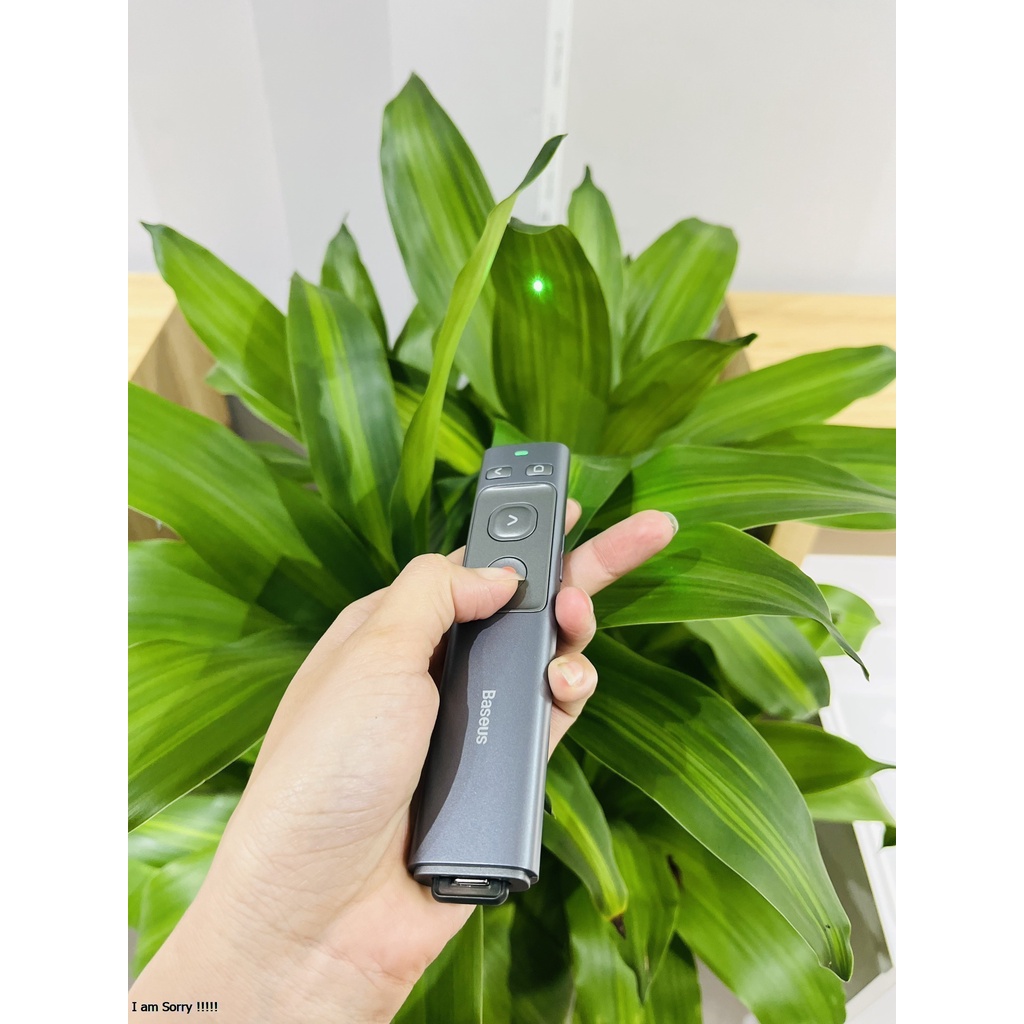 Bút Laser trình chiếu Baseus Orange Dot Wireless Presenter cho Laptop/ Macbook