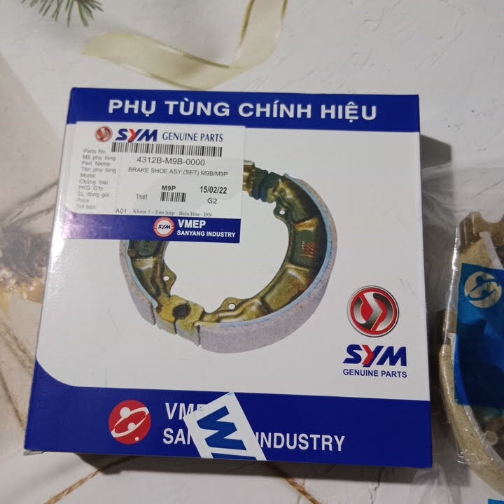 Bố thắng đùm Attila zin chính hãng SYM / má phanh Attila / Bố thắng sau Ati