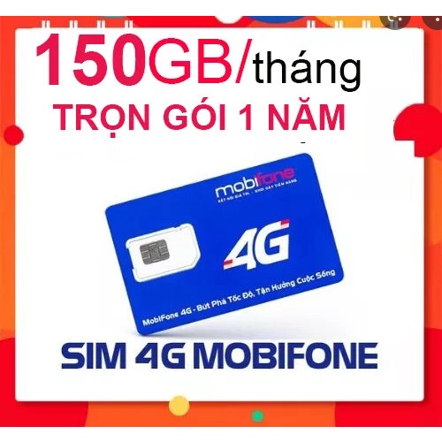 Sim 4G Mobifone 12FD50- HÀNG CHÍNH HÃNG BẢO HÀNH 12 THÁNG( DÙNG TOÀN QUỐC SỬ DỤNG ĐỦ 13Th )