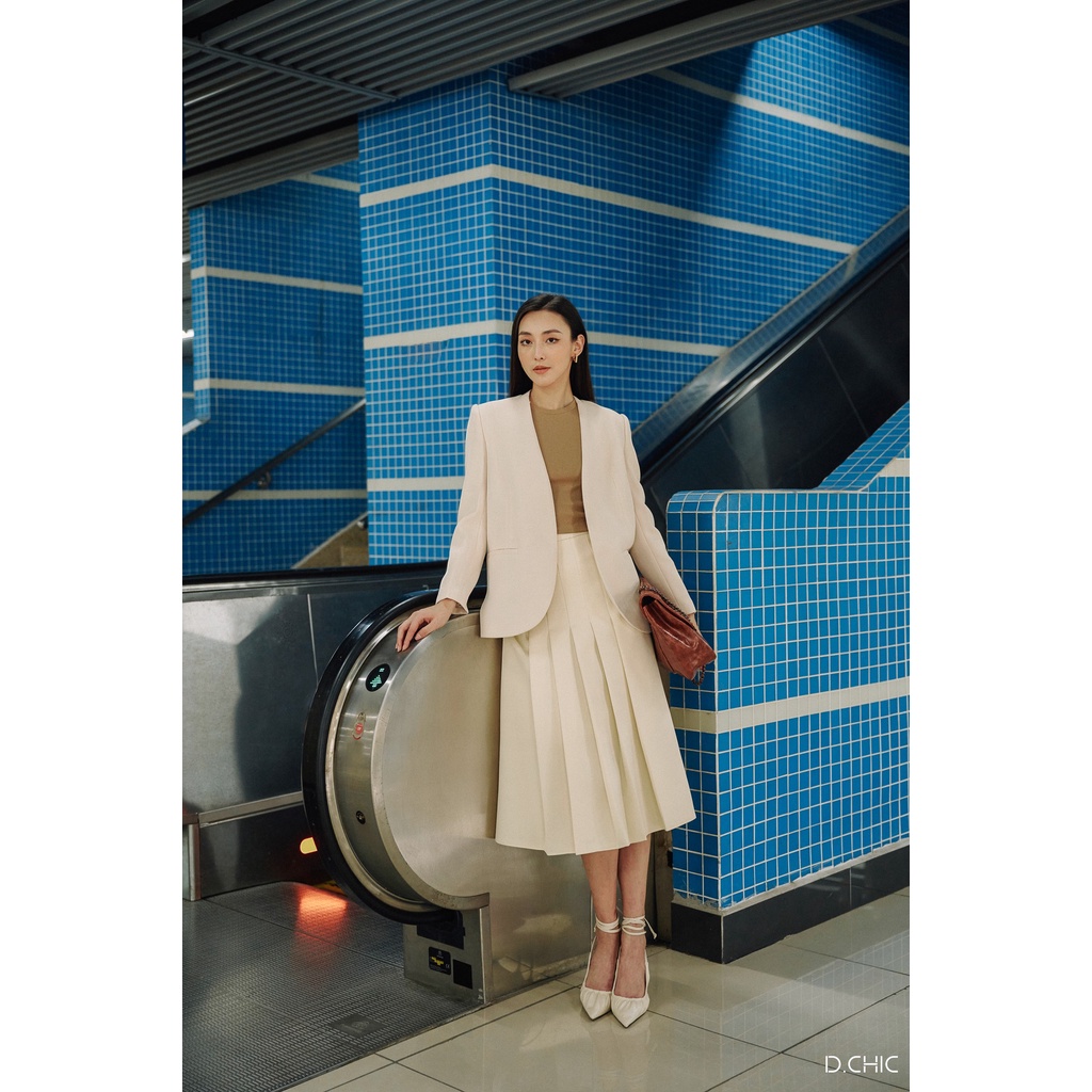 Áo phông thun tăm croptop tay lỡ D.CHIC MS: 186010