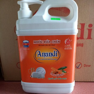 Nước rửa chén bát tinh dầu quế Anandi 400ml, 1600ml, 4kg
