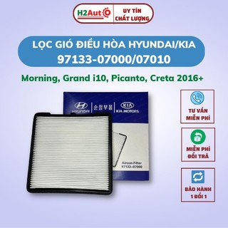 Lọc gió điều hòa ô tô, lọc gió máy lạnh xe hyundai/kia: morning, grand i10, picanto, creta 2016+ (mã: 97133-07000/07010