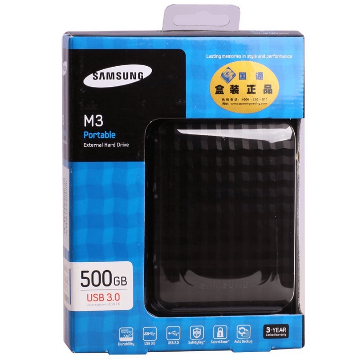 Ổ CỨNG DI ĐỘNG - HDD Box SAMSUNG M3 500GB 1TB 2.5” USB 3.0