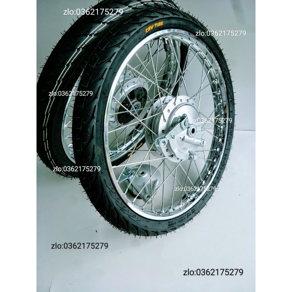 CẶP BÁNH CĂM WAVE DREAM TRƯỚC SAU ĐÙM  NIỀN SẮT UNION 1.2 1.4 ĐÙM ZIN 99% VỎ CRV 60.70 THÁI COMPO Y NHƯ HÌNH