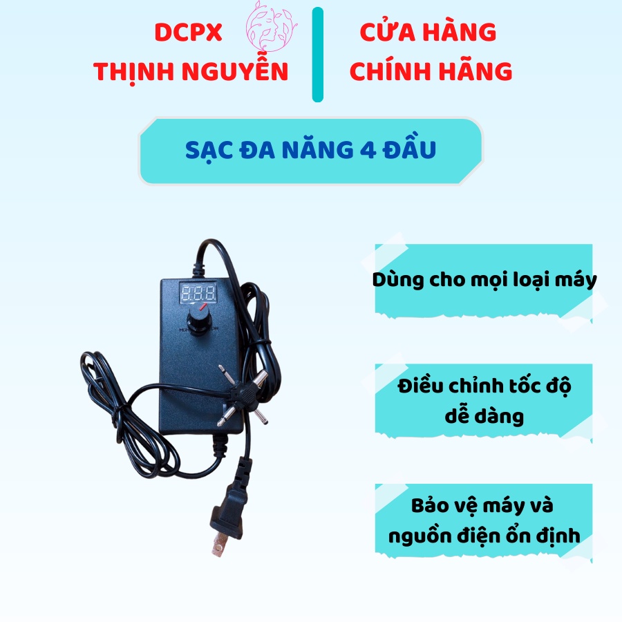 SẠC ĐA NĂNG 4 ĐẦU DÀNH CHO CÁ LOẠI MÁY KTS