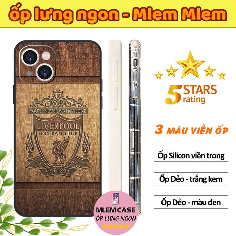 🔥 Ốp Lưng In Hình Giả Gỗ Khắc Hình Logo Liverpool Đẹp iphone 6s 6 7 8 Plus X Xr Xs Max 11 12 13 14 Pro Max FOOTBALL029