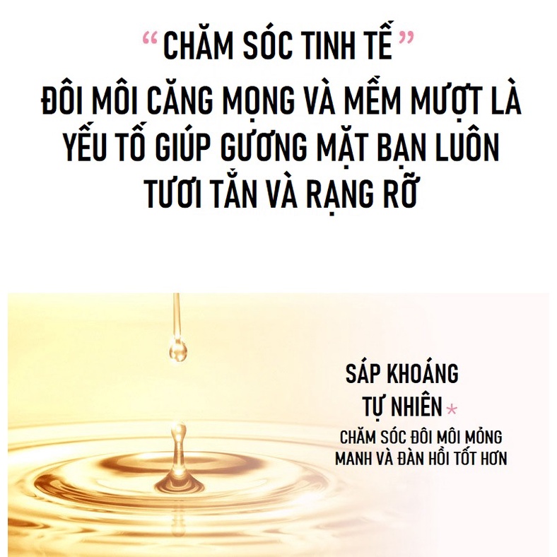 Son Dưỡng Môi ADAD Chiết Xuất Hoa Hồng Và Mật Ong Dưỡng Ẩm, Làm Mềm Môi, Cải Thiện Tình Trạng Môi Thâm Sạm, Khô Nứt