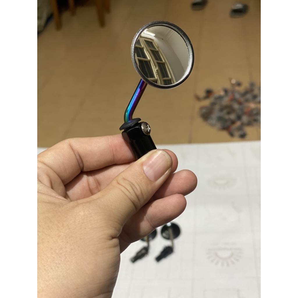 Gương Xe Máy Nhỏ Xinh Mini đường kính 3cm, Gương nhí cầu lồi gắn Xe Máy
