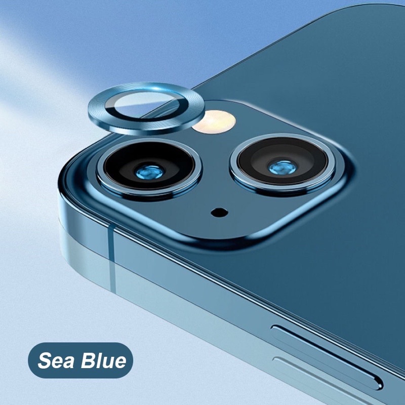 [bộ 3 mắt] Dán vòng Tròn bảo vệ camera Kim loại Cao cấp iphone 11 12 13 14 pro max  mini plus 11pro 12 pro 13pro 14pro