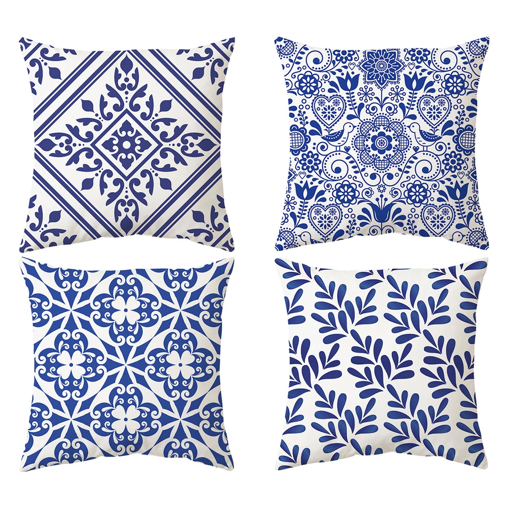 Vỏ GốI HọA TiếT Hoa Mandala 40X40.45X45.50X50.60X60.Vỏ Gối Đệm Trang Trí sofa / Ô Tô / Nhà Ở / Xe Hơi