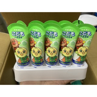 Kem Đánh Răng Lion cho bé từ 12 tháng trở lên của Nhật Bản- vị dưa lưới