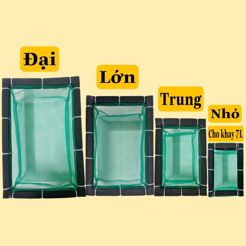 Lồng Đẻ Lưới - 4 Kích Cỡ Dùng Để Tách Cá Đẻ