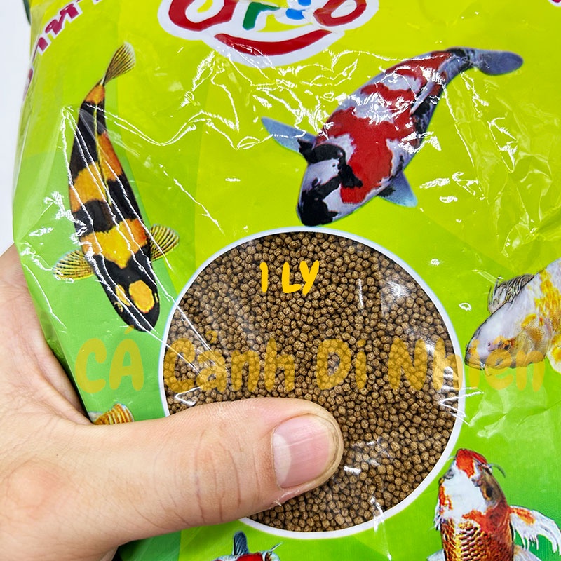 Thức ăn cho cá cảnh ORIO BiFood 500 gram - Cám cá cảnh hạt vàng cám Thái