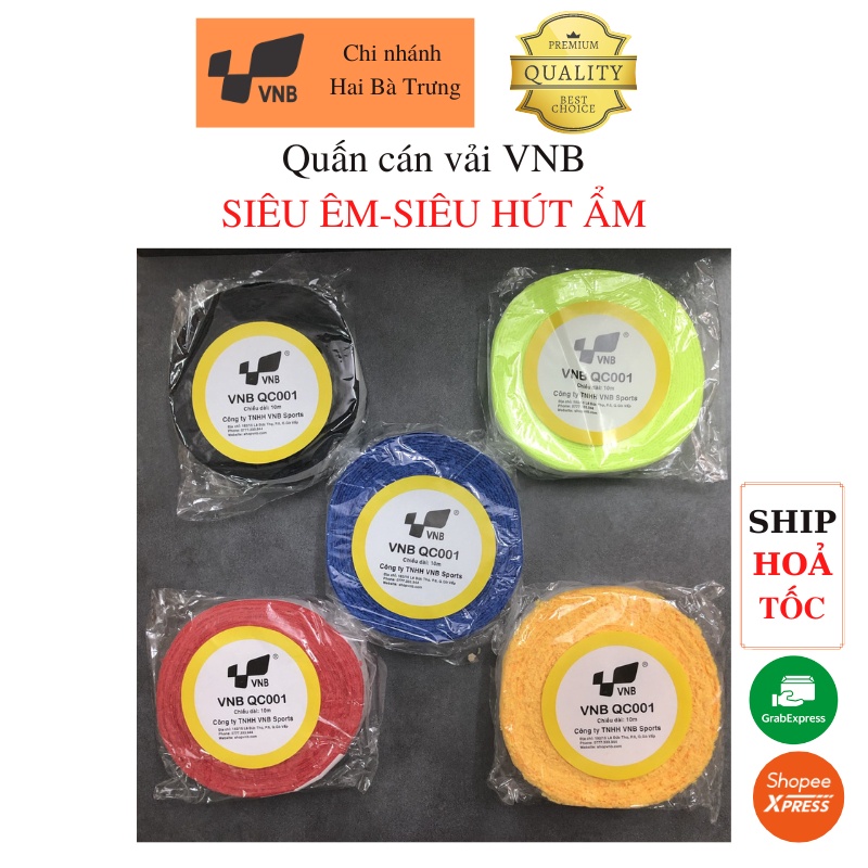 Quấn cán vải VNB chính hãng siêu êm & thấm mồ hôi cực tốt