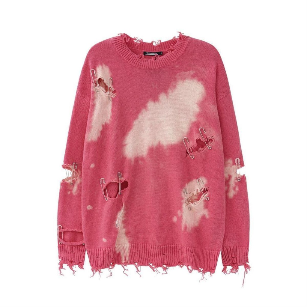 Áo Sweater Y2k Họa Tiết Màu Nhuộm Phong Cách Retro Mỹ 2022 Cho Nam Và Nữ
