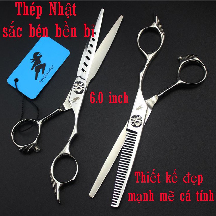 Bộ Kéo Cắt Tóc 6inch Nhật Nhập Khẩu Freelander 6.0inh