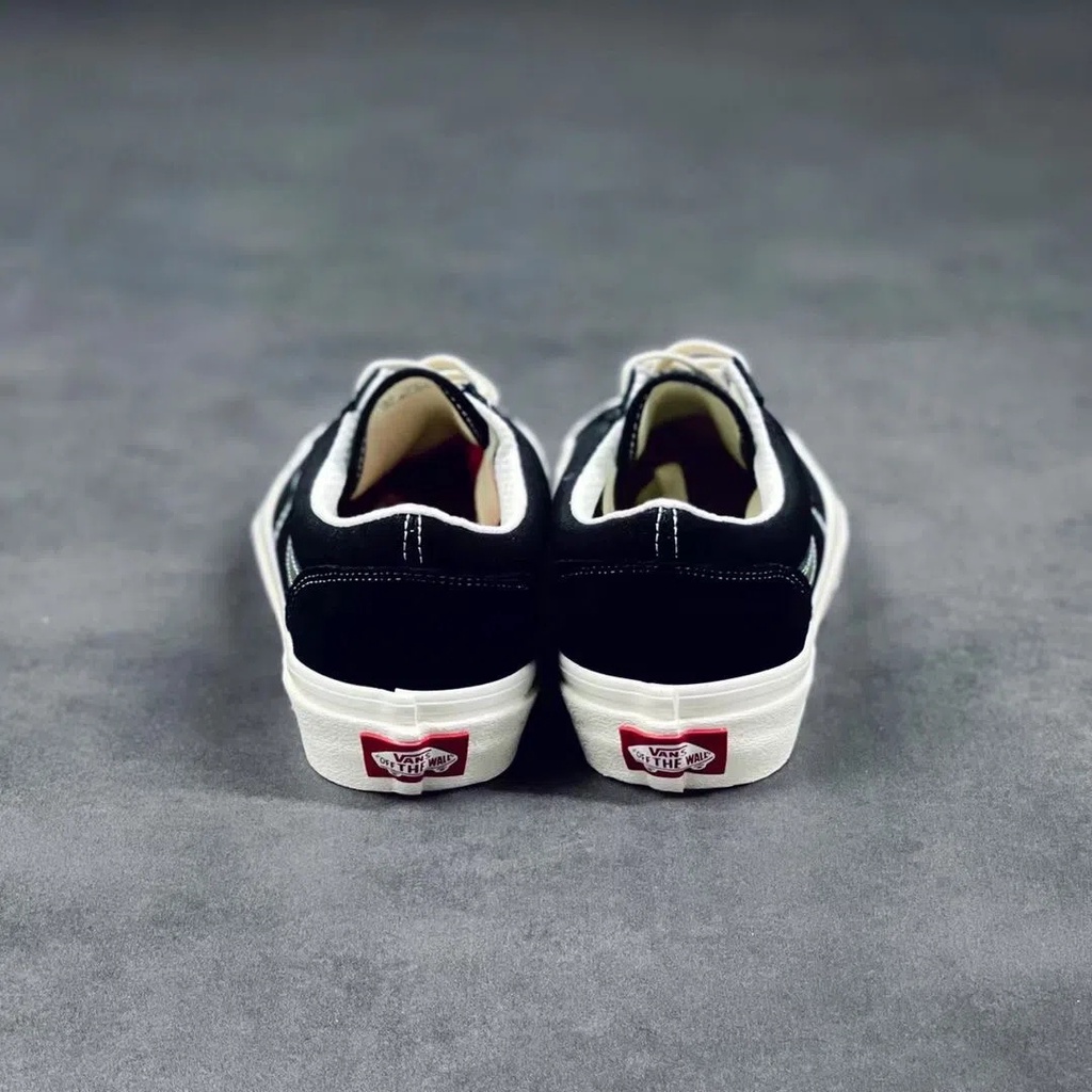 Ready vans vaultogstyle 36 retro đen và trắng quanzhilong đầu ngắn giới hạn giày trượt ván thấp trên cùng giày vải