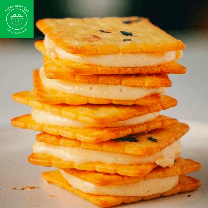 Bánh quy Richy KENJU giòn kem dẻo hương vị Nhật 186g