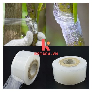 Băng Keo Ghép Cây Tự Hủy Size Lớn 3cm, dài 120m, Cuộn băng dính quấn mối ghép cành