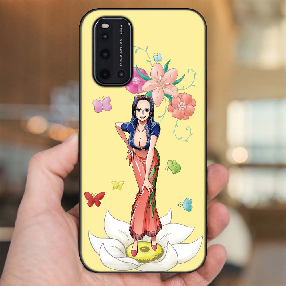 Ốp lưng Vivo V19 viền đen in hình Nico Robin One Piece Đảo Hải Tặc
