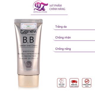 Kem nền chống nhăn Benew BB Special Snail Cream SPF50+ PA+++ 50ml