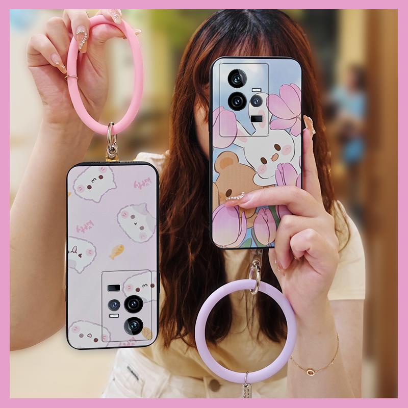 Back Cover youth Phone Case For VIVO IQOO11 advanced Cartoon simple cute  soft shell personality ultra