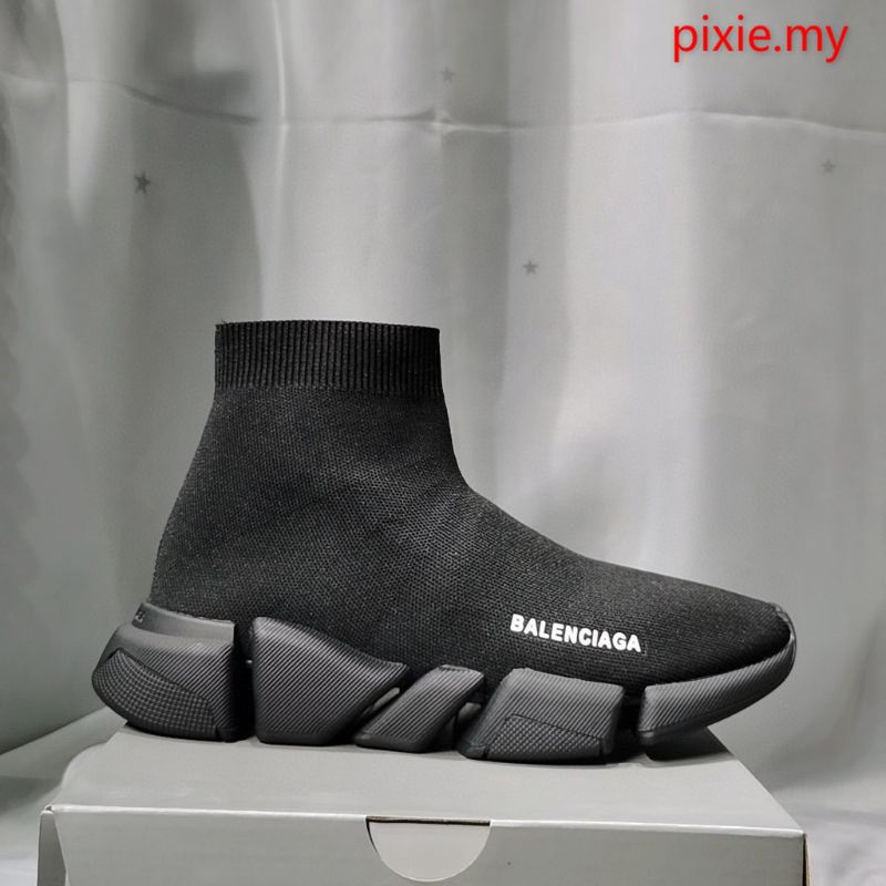 Giày Thể Thao Balenciaga Speed Trainers 2.0 Màu Đen Cá Tính