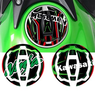 Sticker 3d dán nắp bình xăng xe mô tô kawasaki ninja