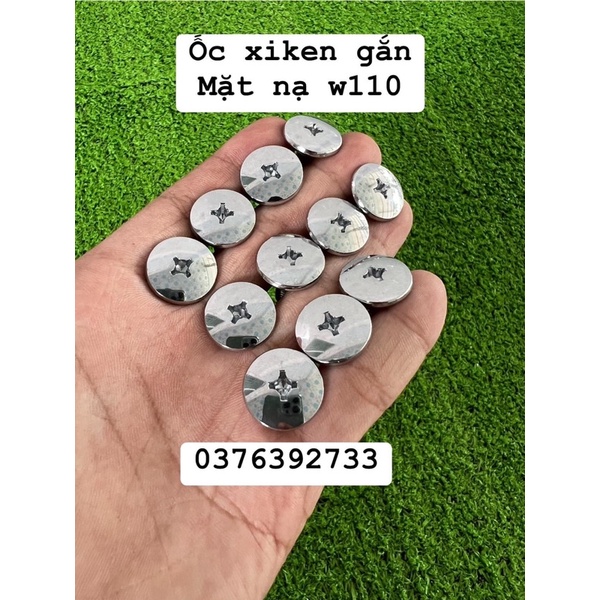 ốc gắn mặt nạ wave 110 xiken zin trần ( bộ 3 con )